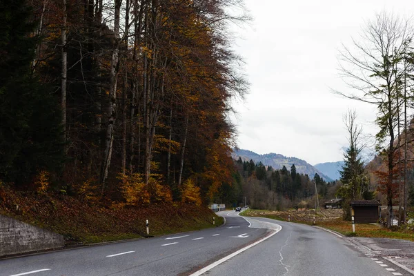 Horská Silnice Jungfrau Region Švýcarsko — Stock fotografie