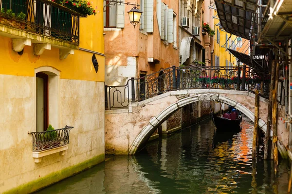 Romantico Canale Nel Centro Venezia — Foto Stock