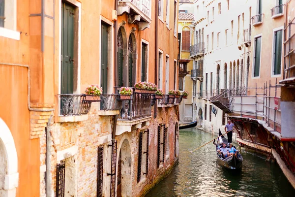 Veneza Itália Julho 2017 Gondola Canal Veneza Itália — Fotografia de Stock