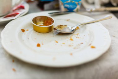 Yedikten sonra boş levha