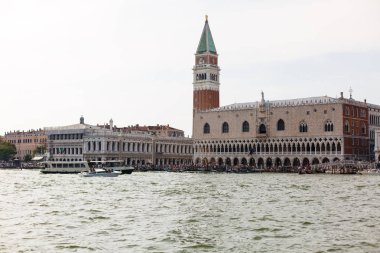 Venedik, İtalya 'daki Büyük Kanal manzarası