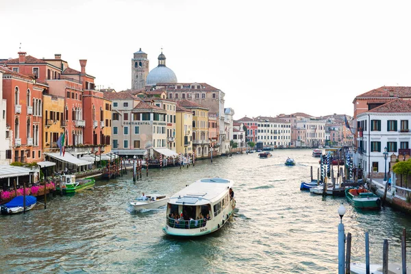 Vista Panorámica Del Paisaje Urbano Venecia Atardecer Italia — Foto de Stock