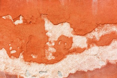 Eski turuncu duvar doku detay ve arka plan