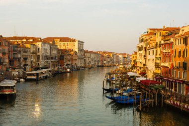 Venice, İtalya - 22 Temmuz 2017: Kanal Venedik, İtalya