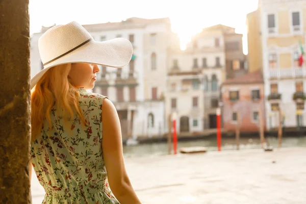 Porträt Einer Reifen Frau Der Altstadt Venedig Italien — Stockfoto