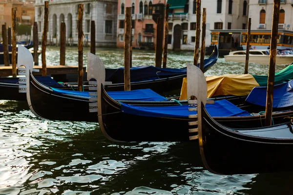 Góndolas Gran Canal Iglesia San Giorgio Maggiore Venecia —  Fotos de Stock