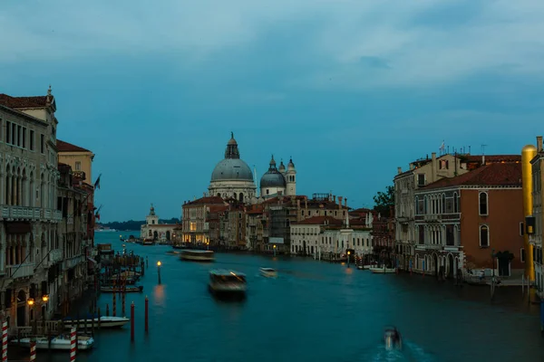 Grande Canal Pôr Sol Veneza Itália — Fotografia de Stock