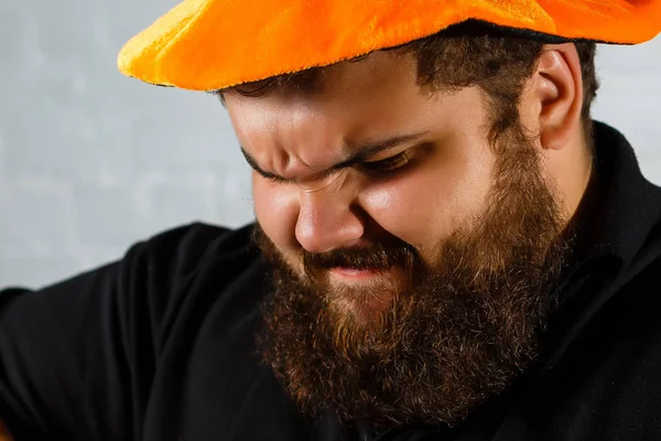 Beard of a young man. Facial hair close up. Benefits of growing a beard.