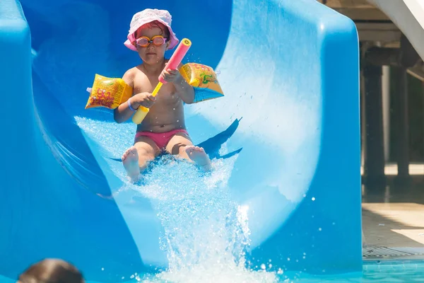 Menina Piscina — Fotografia de Stock