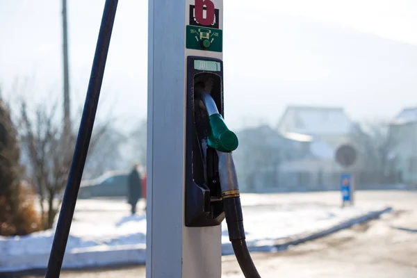 Posto Gasolina Perto — Fotografia de Stock