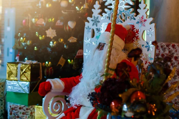Kijów Ukraina Stycznia 2021 Jarmark Bożonarodzeniowy Kijowie Terenie Narodowego Kompleksu — Zdjęcie stockowe