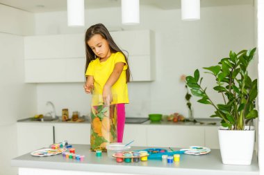 şeffaf bir kutuda sonbahar yaprakları koleksiyonu