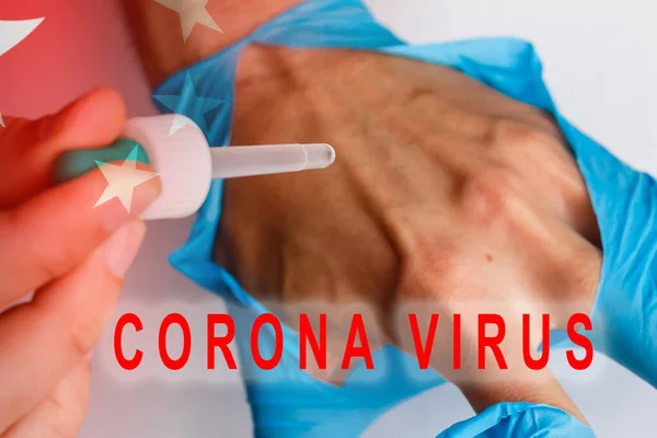 Doktorand Medicinsk Handske 2019 Ncov Analyserar Laboratorium Novel Coronavirus Med — Stockfoto