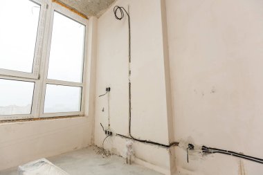 İç fotoğrafçılık. Daire yenilenmedi, yenilenmeden önce oda