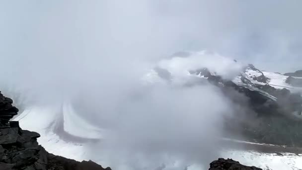 Mycket Vacker Natur Matterhorn Berg Schweiz Alperna Utsikt Från Zermatt — Stockvideo