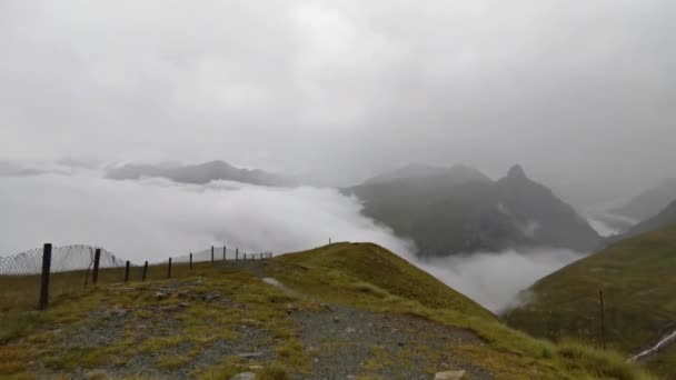 Natura Molto Bella Della Montagna Del Cervino Svizzera Alpi Vista — Video Stock