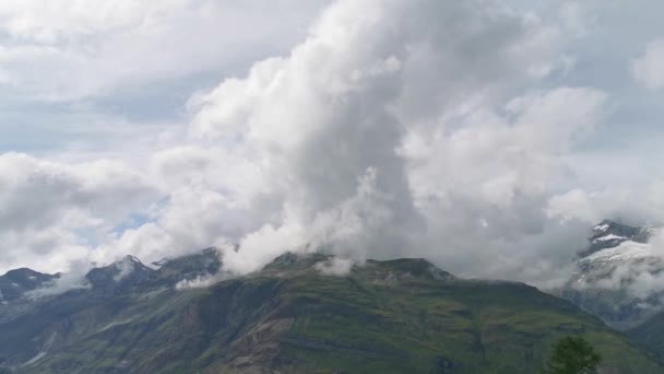 Πολύ Όμορφη Φύση Του Βουνού Matterhorn Ελβετία Άλπεις Θέα Από — Αρχείο Βίντεο