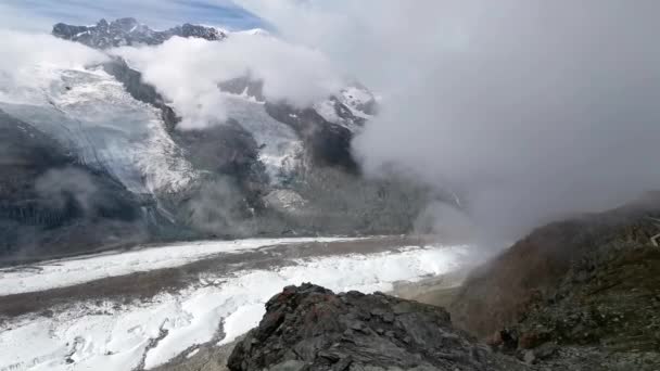 Sehr Schöne Natur Des Matterhorns Schweiz Blick Auf Die Alpen — Stockvideo