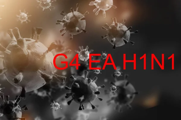 Experimento Investigación Biotech Hacer Cultivar Vacuna Contra Virus G4Eah1N1 Concepto —  Fotos de Stock