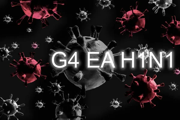Araştırma Deneyi Biyoteknolojisi G4Eah1N1 Virüsüne Karşı Aşı Üretiyor Kimya Bilimi — Stok fotoğraf