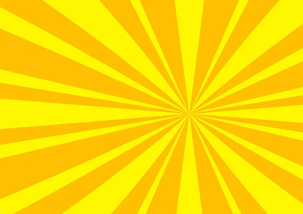 Gele Stralen Retro Burst Abstracte Achtergrond — Stockfoto