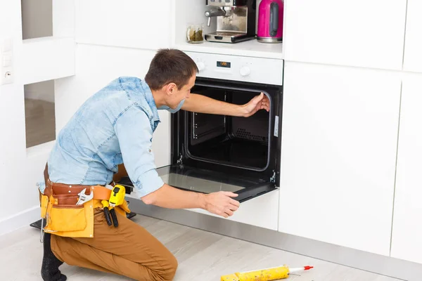 Großaufnahme Eines Heimwerkers — Stockfoto