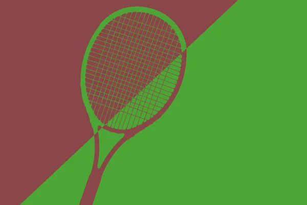 Tennisballen Onder Zwart Racket Violette Achtergrond Conceptsport Hoge Kwaliteit Foto — Stockfoto