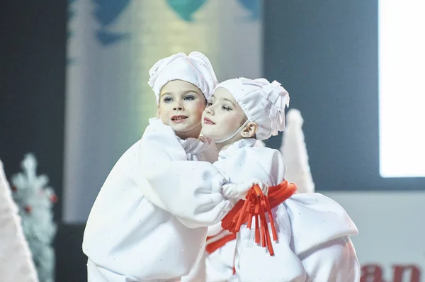 Unidentified Young Gymnast Participates Baby Cup Belswissbank Children Competitions Gymnastics — Stock Photo, Image