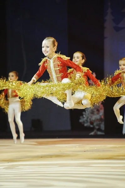 Unidentified Young Gymnast Participates Baby Cup Belswissbank Children Competitions Gymnastics — Stock Photo, Image