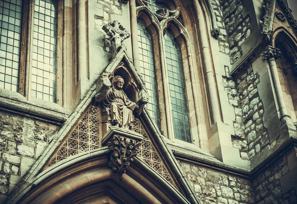 Zbliżenie Zdjęcia Kościoła Mary Stoke Newington Londyn Wielka Brytania — Zdjęcie stockowe