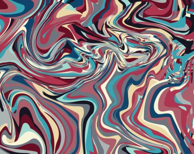 Kusursuz soyut mermer deseni. El çizimi vektör arka plan. Moda tekstil, kumaş, paketleme