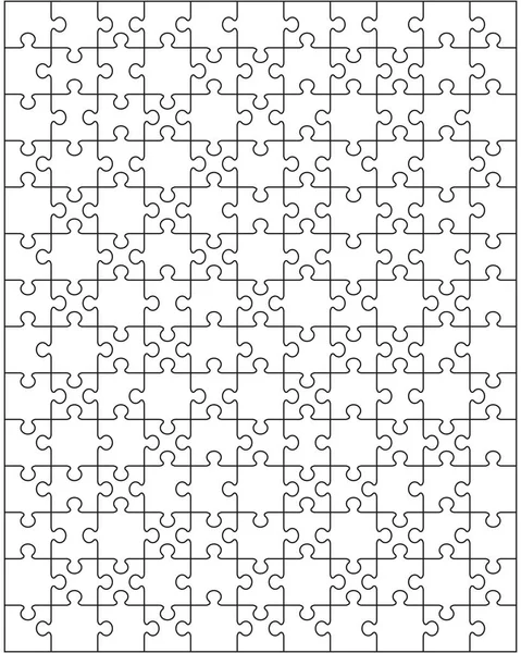 ホワイト パズルの別の部分のイラスト — ストックベクタ