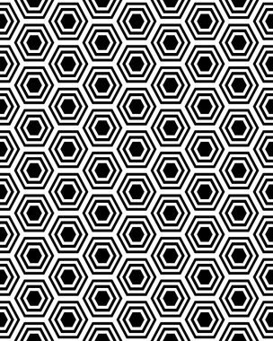 Geometrik gri altıgen seamless modeli, vektör