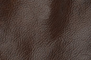 Doğal kahverengi deri arkaplanı kapat