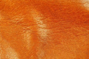 Doğal kahverengi deri arkaplanı kapat