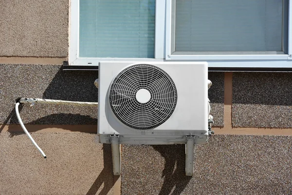 HVAC air conditioning and ventilation systems on wall