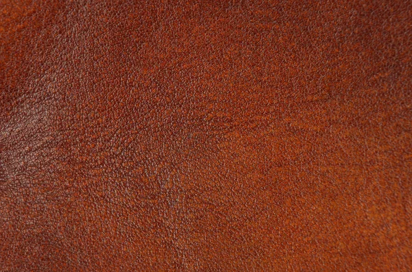 Close Natural Brown Leather Background — Stock Photo, Image