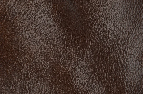 Doğal kahverengi deri arkaplanı kapat