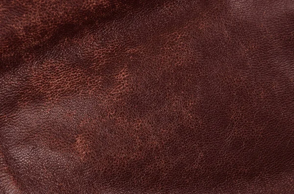 Doğal kahverengi deri arkaplanı kapat