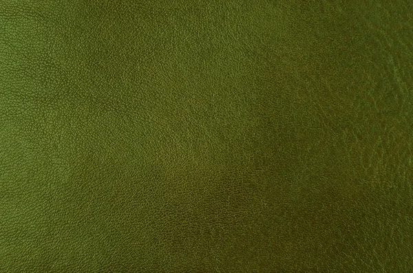 Крупним Планом Натуральний Зелений Шкіряний Фон — стокове фото