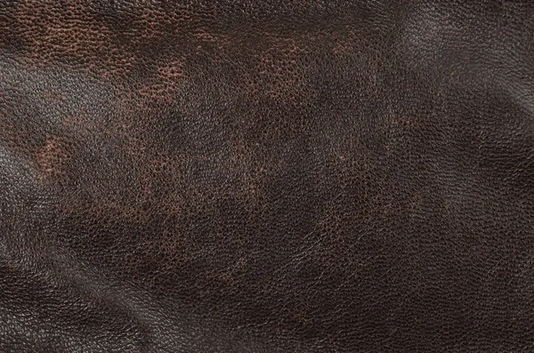 Doğal kahverengi deri arkaplanı kapat