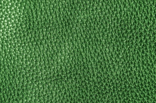 Close Natural Green Leather Background — Stock Photo, Image