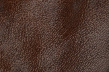 Doğal kahverengi deri arkaplanı kapat