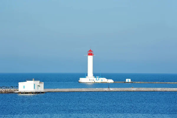 Antigua Torre Del Faro Vorontsovky Odessa Ucrania —  Fotos de Stock