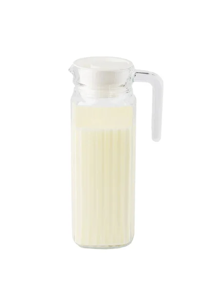 Jug Milk Isolated White Background — Stock Photo, Image