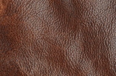 Doğal kahverengi deri arkaplanı kapat