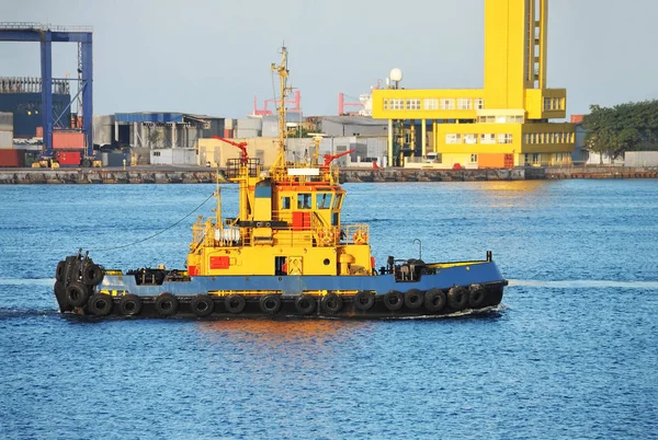 Rebocador Cais Portuário Odessa Ucrânia — Fotografia de Stock