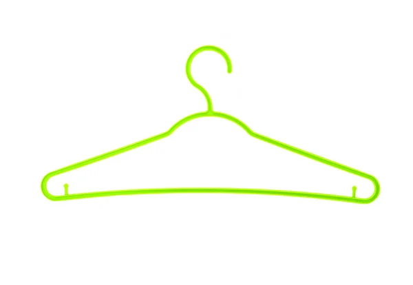 Plastic Clothes Hanger Isolated White Background — Stock Photo, Image