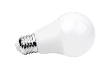Low-energy LED bulb, isolated on white background clipart