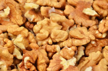 Soyulmuş ceviz (Juglans regia) çekirdek, yakın